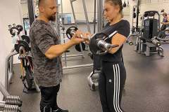Training mit Hantel